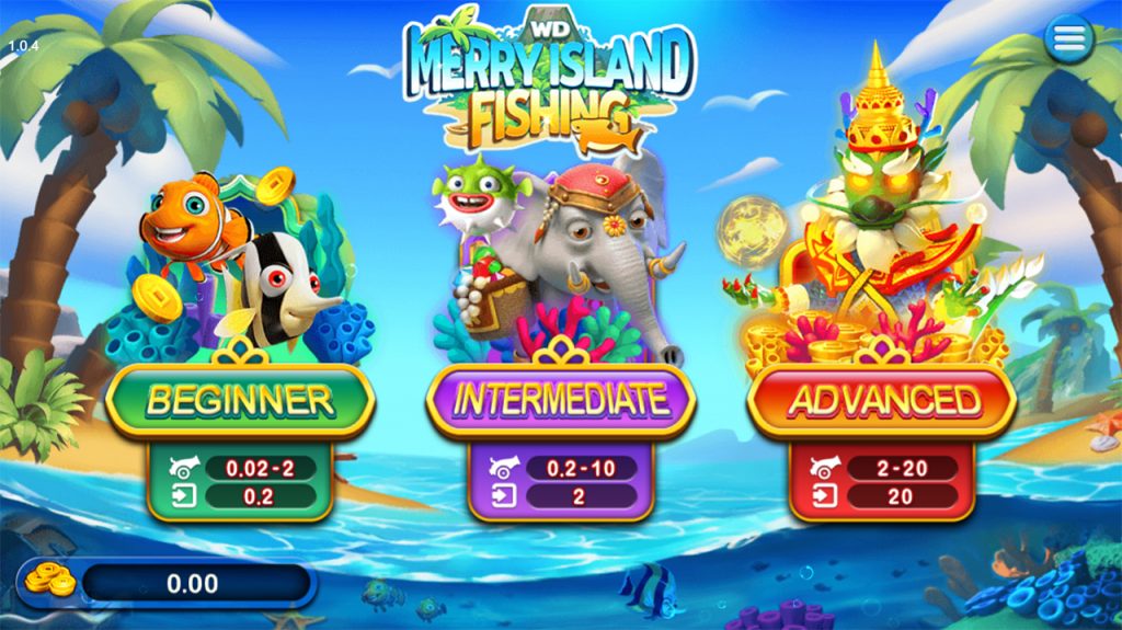 コニベットのおすすめゲーム「WD Merry Island Fishing」